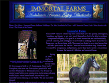 Tablet Screenshot of immortalfarms.com